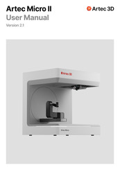 Artec 3D Micro II User Manual