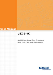 Advantech UBX-210K User Manual