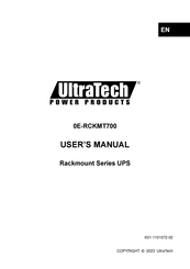 Ultratech 0E-RCKMT700 User Manual