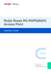 Ruijie Networks Reyee RG-RAP6260H Installation Manual