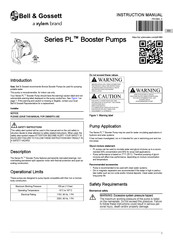 Xylem Bell and Gossett PL Series Instruction Manual