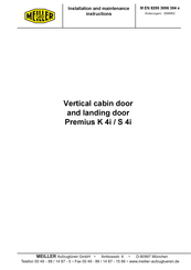 MEILLER Premius K 4i Installation And Maintenance Instructions Manual