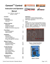 Velocity Concert Control Instruction And Operation Manual