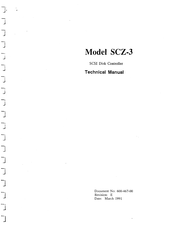 ZETACO SCZ-3 Technical Manual