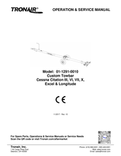 Tronair 01-1291-0010 Operation & Service Manual