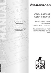 Immergas MAGIS HERCULES PRO Instruction And Warning Book