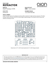 aion REFRACTOR Manual