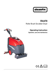 Cleanfix RA470 Operating	 Instruction