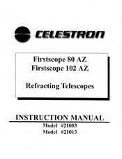 Celestron Firstscope 102 AZ Instruction Manual