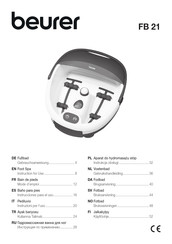 Beurer FB 21 Instructions For Use Manual