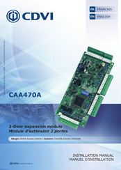 CDVI CA-A470-A Installation Manual