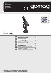 gomag GO-GS150 Translation Of The Original Operating Instructions
