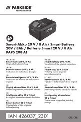 Parkside Performance 426037 2301 Translation Of The Original Instructions