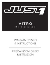 H&H JUST1 VITRO Warranty & Instructions