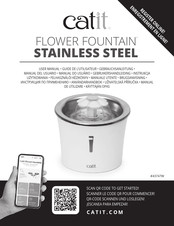 Catit FLOWER FOUNTAIN STAINLESS STEEL User Manual