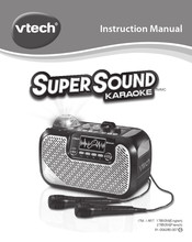 VTech SuperSound Karaoke 1785056 Instruction Manual