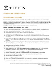 Tiffin Motorhomes CS-RM Installation And Operating Manual