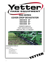 Yetter 5500 Series Owner's Manual