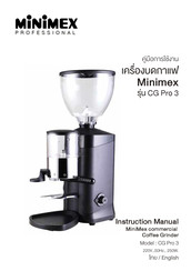 MINIMEX CG Pro 3 Instruction Manual