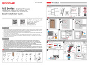Goodwe GW7700-MS-US30 Quick Installation Manual