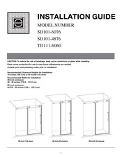 Elegant Furniture And Lighting Harlan TD111-6060 Installation Manual