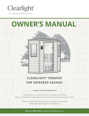 Clearlight PREMIER IS-1 Owner's Manual