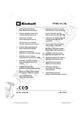 EINHELL TP-MG 18 Li BL Original Operating Instructions