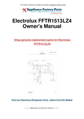 Electrolux Frigidaire FFTR1513LZ4 Use & Care Manual