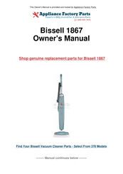 Bissell 1867 Series User Manual