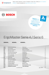 Bosch ErgoMaster MSM6M610 User Manual