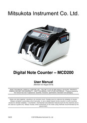 Mitsukota Instrument MCD200 User Manual