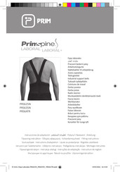 Prim Primspine LABORAL+ Fitting Instructions Manual