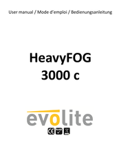 Evolite HeavyFOG 3000 c User Manual