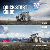 AGCO Valtra Versu SmartTouch Quick Start Manual