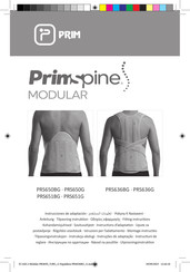Prim PRS651G Fitting Instructions Manual