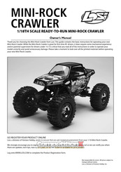 Team Losi MINI-ROCK CRAWLER Owner's Manual