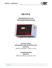 Intec IIR-FD-R Installation, Operation And Maintenance Manual