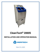 MERITECH CleanTech 2000S Installation And Operation Manual