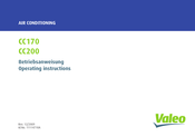 Valeo CC200 Operating Instructions Manual