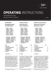 Bitzer FS1602 Operating Instructions Manual