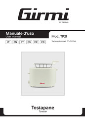 TREVIDEA Girmi TP21 User Manual