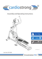 CARDIO STRONG CST-FX50 Assembly And Operating Instructions Manual