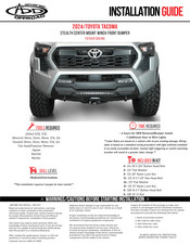 Addictive Desert Designs OFFROAD STEALTH Series Installation Manual