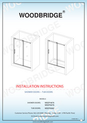 Woodbridge MSDF4876-C Installation Instructions Manual