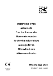 Team Kalorik TKG MW 2500 DG R Manual