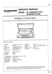 Samsung PL-900 Service Manual