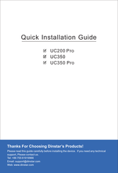 Dinstar UC200 Pro Quick Installation Manual
