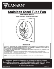 Canarm TF Series Instruction Manual