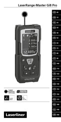 LaserLiner LaserRange-Master Gi8 Pro Manual