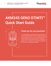 Qualitrol OTIWTI AKM345 GEN3 Quick Start Manual